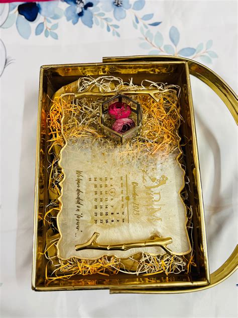 Resin Wedding Plate – RABH(Resin_Art_By_Harry)