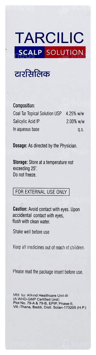 Tarcilic 4.25/2% Solution 60 ML | Order Tarcilic 4.25/2 % Solution 60 ...