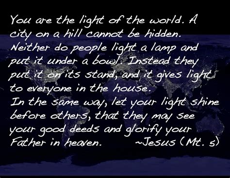 Jesus Dust: Light as a Biblical Metaphor Pt. 2