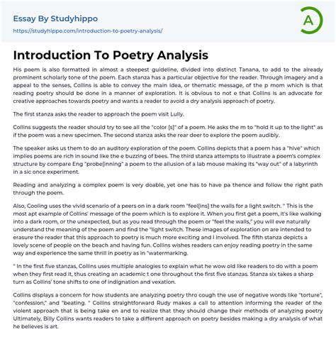 Image result for Example Poetry for Introduction