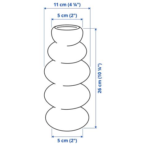 KÄLLARHALS vase, orange, 26 cm (10 ¼") - IKEA