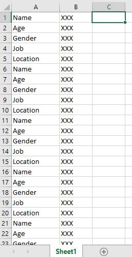Convert Rows to Columns in Python 的图像结果