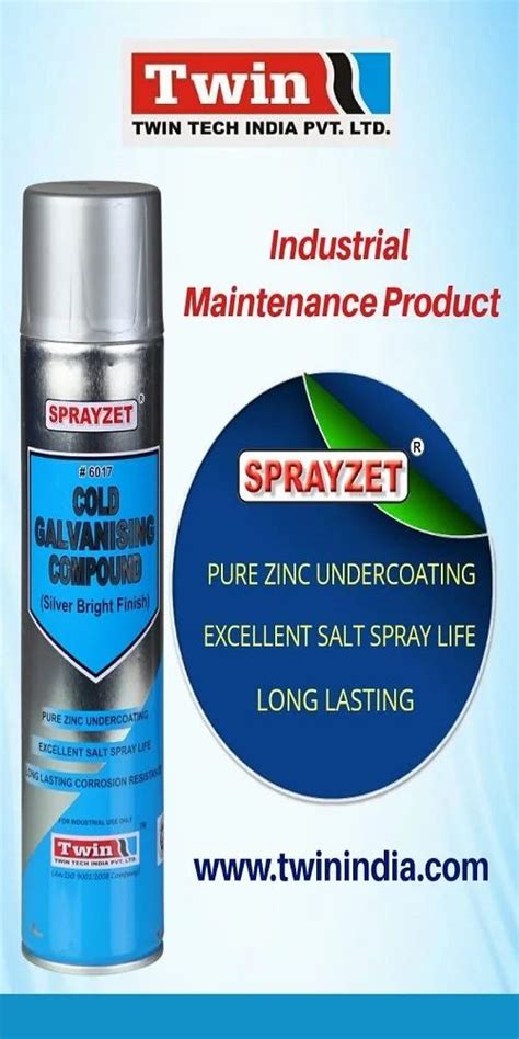 Cold Galvanizing Spray - Sprayzet Zinc And Polymers Cold Galvanizing ...