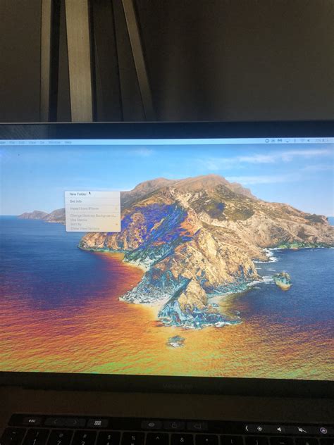 MacBook Pro Display discoloration — Micro Center