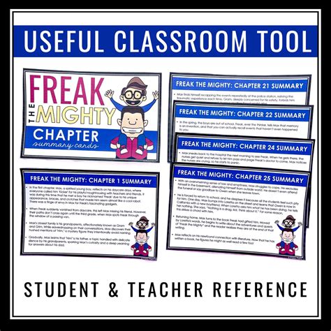 Freak the Mighty Chapter Summaries - Plot Summary Cards Rodman Philbri ...
