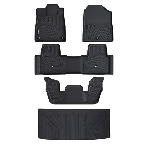 WAYIDSS Floor Mats & Trunk Mat for Honda Pilot 2023 2024 Sport/Touring ...