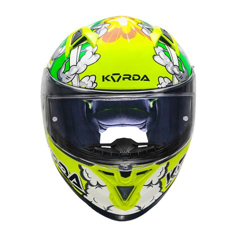 Korda Tourance Bunny Motorcycle Helmet | Buy Helmet with Sun Visor ...