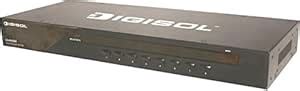 Digisol DG-KB4208D 8-Port Rackmount USB PS/2 KVM Switch with OSD, Push ...
