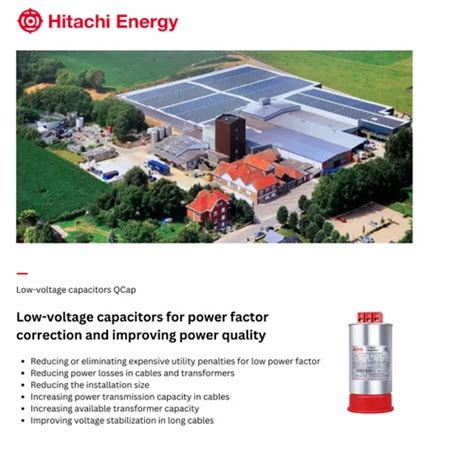 Hitachi Energy Heavy Duty Capacitor With 440V - 1HYC414007-112-1 - LV ...