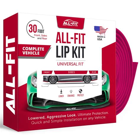 Buy All-Fit Complete 2.5" Pink Lip Kit Including All Hardware. Protect ...