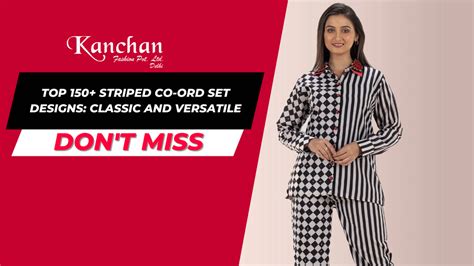 Top 150+ Striped Co-ord Set Designs: Classic and Versatile – Kanchan ...