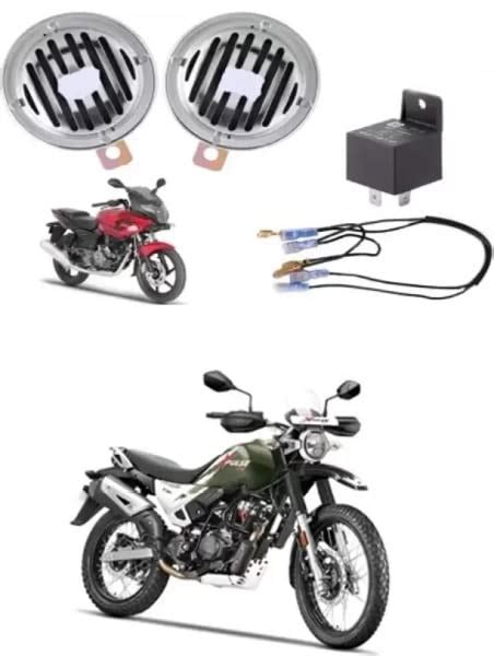 THE ONE CUSTOM Supersonic Silver Grill Horn for Hero XPulse 200 (Set of ...