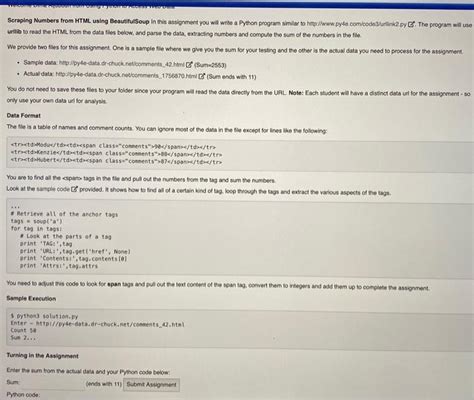 Image result for Scraping Numbers From HTML Using BeautifulSoup
