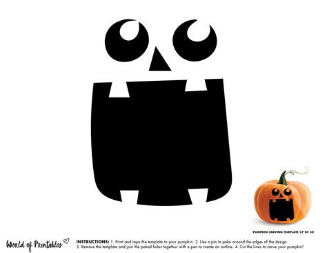 Silly Pumpkin Faces Printable | FREE Printable