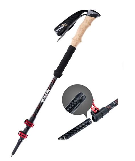 Naturehike Carbon Fibre 3 Part Pole (Pair/2Pcs) – Skimo.in