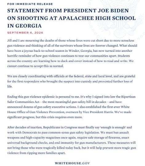 Student, 14, arrested in school shooting in US's Georgia that killed 4 ...