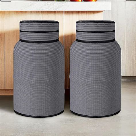 Kuber Industries Pack of 2 Cylinder Cover | Cylinder Cover for Kitchen ...