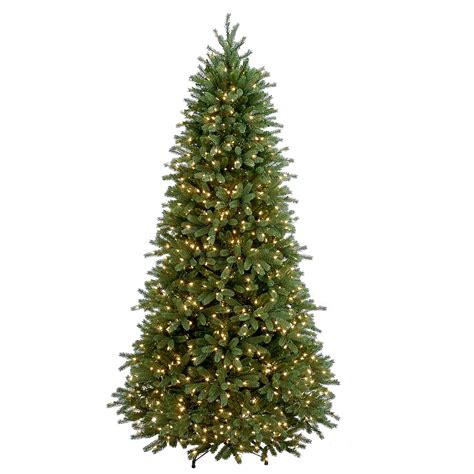 National Tree Company 7.5-ft Fraser Fir Pre-lit Artificial Christmas ...