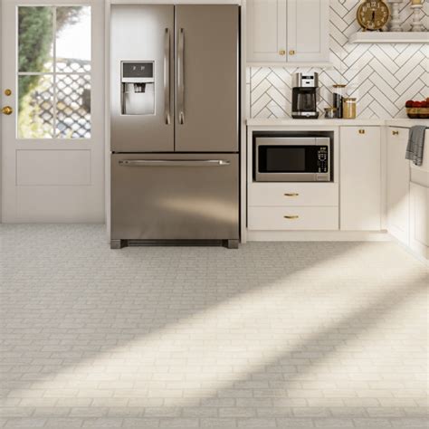 Mohawk ForeverStyle Cream Travertine 12-in x 14-in Lappato Porcelain ...