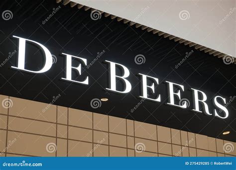 Close Up De Beers Store Brand Logo Editorial Image - Image of ...