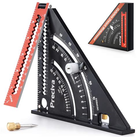 Folding Triangle Ruler, Preciva 6 Inch Carpenter India | Ubuy