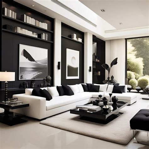 20 Black and White Living Room Decor Ideas » HomeDecorFull