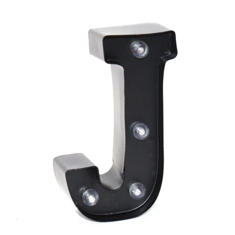 Hamster London Alphabet L Led Light Black