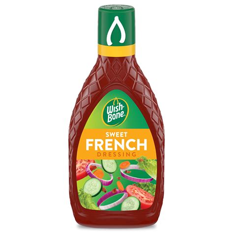 Wish-Bone Sweet French Salad Dressing, 15 fl oz Dressing in Bottle ...