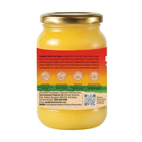 Organic Cow Ghee (Desi Cow Ghee), Pure & Wholesome Ghee – Organic India