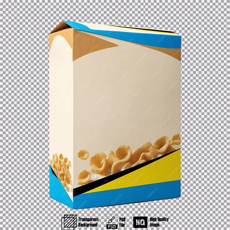 Vibrant mockup of a blank cereal box | Premium AI-generated PSD