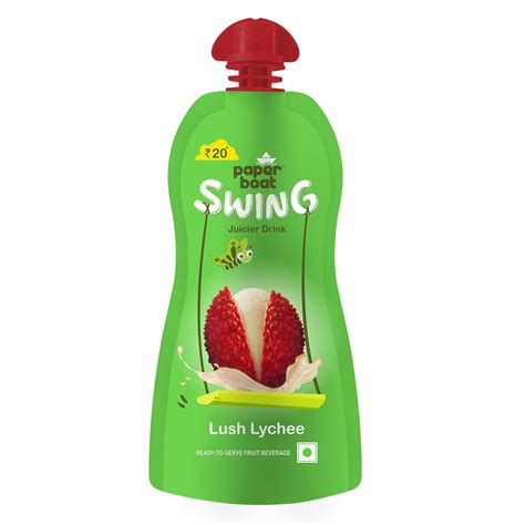 Paper Boat Swing Lush Lychee Juice, Litchi Drink Enriched with Vitamin ...
