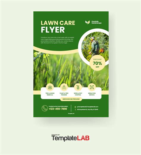 30 Free Lawn Care Flyer Templates [Lawn Mower Flyers] ᐅ TemplateLab