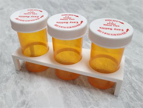 Pill bottle Organizer (12DR) by Andrew Burton | Download free STL model ...