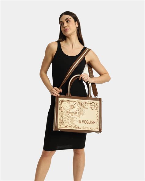 Shop Floral Symphony Voguish Embroidered Tote Bag - Invoguishindia