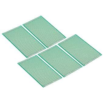 PATIKIL 5.9" x 3.5" PCB Board Circuit, 5 Pcs Prototype Perfboard Solder ...