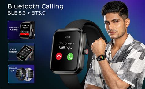 beatXP Marv Aura 1.83” HD Display Bluetooth Calling Smart Watch, Metal ...