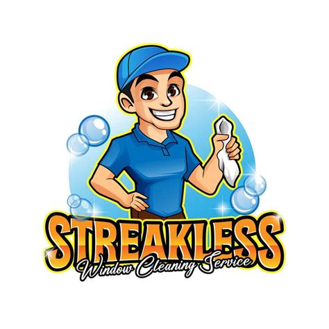 Entry #200 by caricaturezone for Playful Window Cleaning Logo Design ...