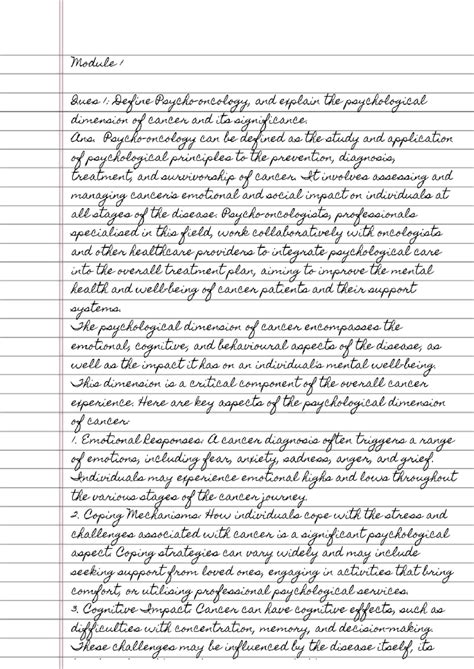 Oncology Assignment 2 - Module Ques!: Define and explain the ...