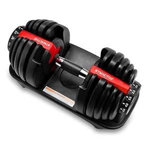 Amazon Brand - Symactive Adjustable Dumbbells 2.5Kgs - 24Kgs | Easy ...
