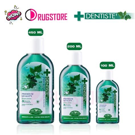 น้ำยาบ้วนปาก Dentiste plus white oral rinse mouthwash 100,200,450 มล ...