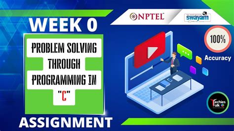 Image result for Week 5 Assignment NPTEL Problem Solving through Programming in C
