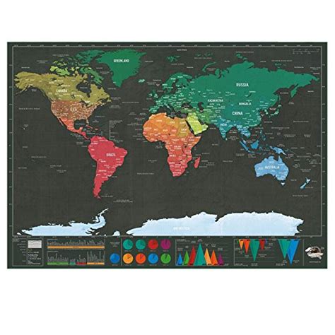 Buy AMERTEER Scratch off World , lucky scratch world , detailed of the ...