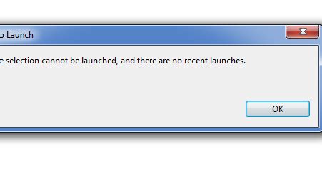 Image result for The Selection Cannot Be Launched Eclipse Error