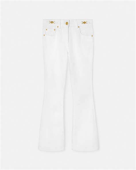 Versace Crop Flared Jeans | VERSACE