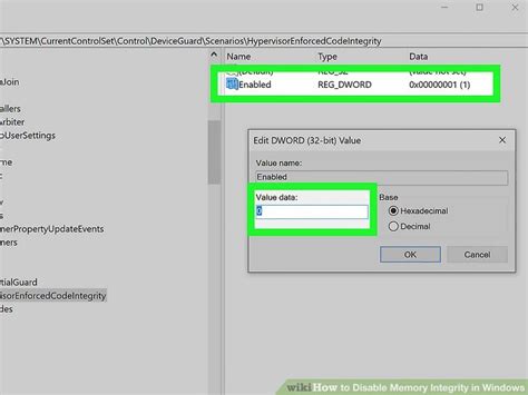 Image result for Disable Memory Integrity