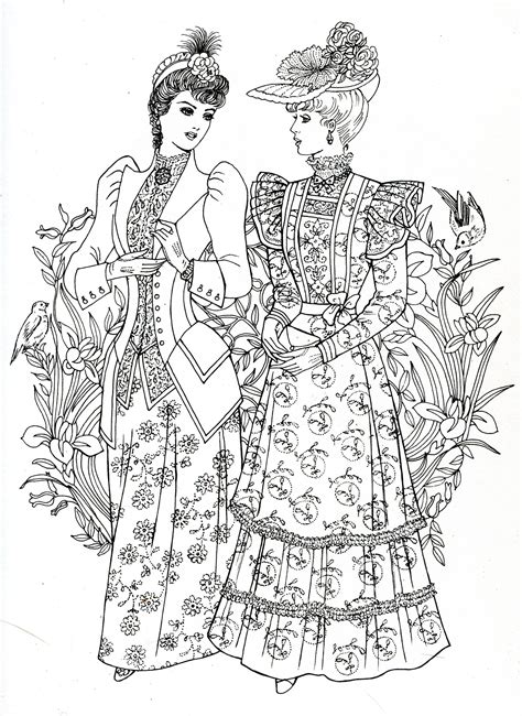 Fashion Coloring Pages Adults