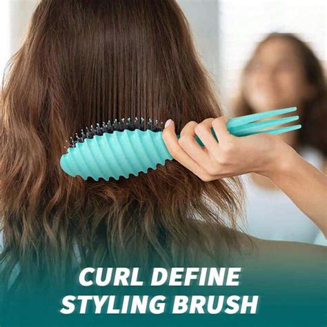 CANDY BRUSH 1 Piece Wet Curly Hair Brush, Defining Curl Hairbrush Soft ...