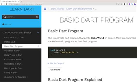 Image result for Dart Programming Tutorials
