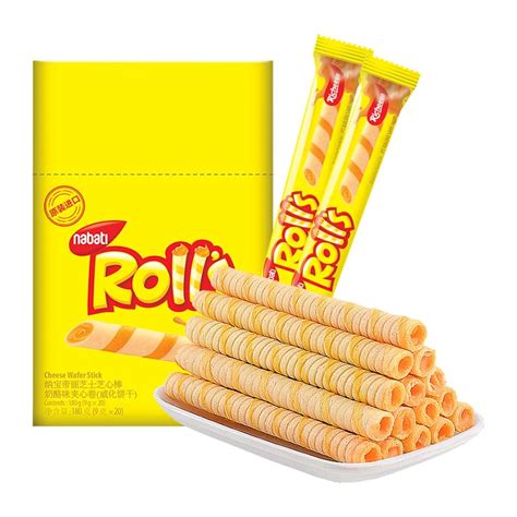 3pack Wafer Rolls Crisp And Delicious Cheese Sticks Salty Sweet ...