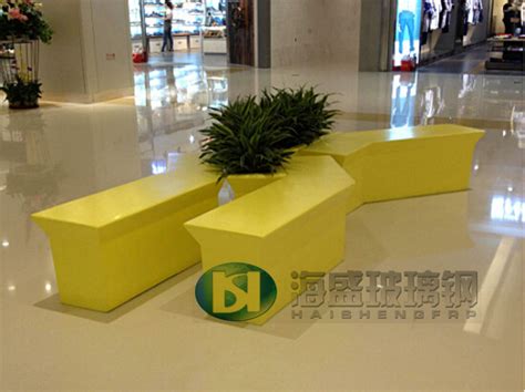 鹅卵石玻璃钢沙发创意商场休闲椅座椅组合 - 深圳市巧工坊工艺饰品有限公司